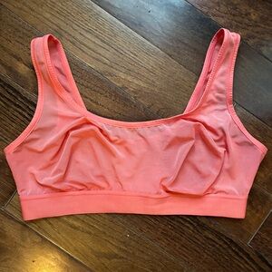 Negative Underwear Sieve Wireless Bra in Coral 3+